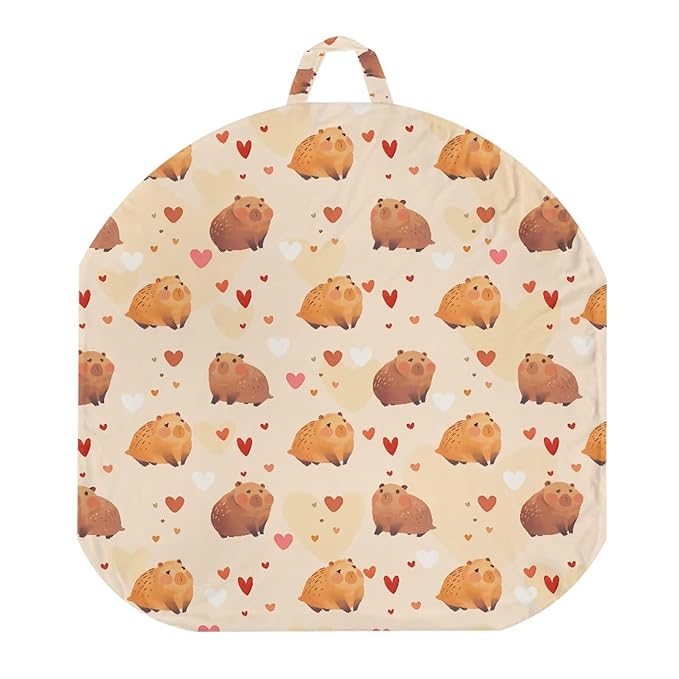 Newborn Lounger Cover, Removable Newborn Lounger Cover Soft Baby Lounger Slipcover Reusable Infant Lounger Pillow Cover for Boys Girls Capybara