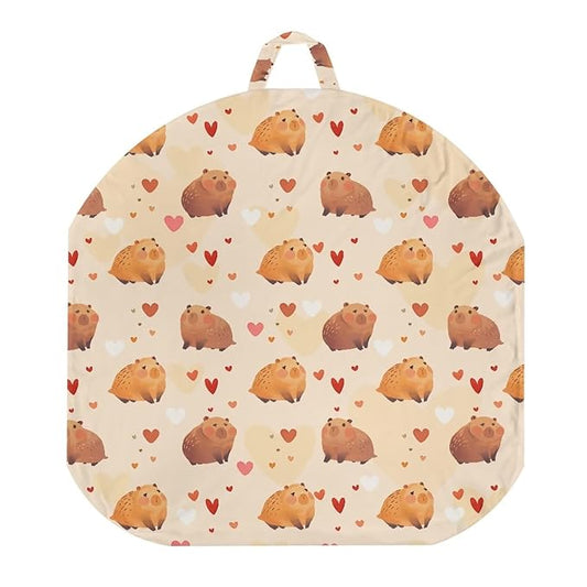 Newborn Lounger Cover, Removable Newborn Lounger Cover Soft Baby Lounger Slipcover Reusable Infant Lounger Pillow Cover for Boys Girls Capybara