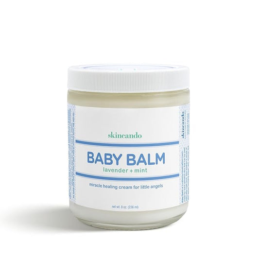 Combat Ready BABY BALM - 8oz By Skincando – All Natural - Moisturizer for Babies – Diaper Rash - Eczema - Cradle Cap - Dry Skin