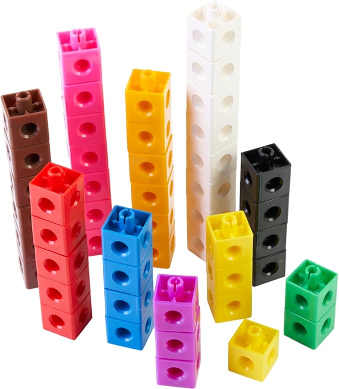 DOHE Educa-Juego Adjustable Cubes for Children (100 pcs.), Multicoloured, 24 x 10 x 4 cm (01007)