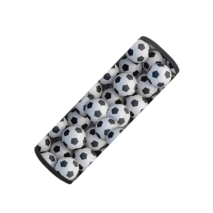 AFPANQZ Football Pattern Car Seat Belt Pads Covers Set for Kids Boys Soft Safety Seatbelt Pad Cushion Shoulder Stripe Padfor Children Car Seats Accessories Decor 2 Pieces Set