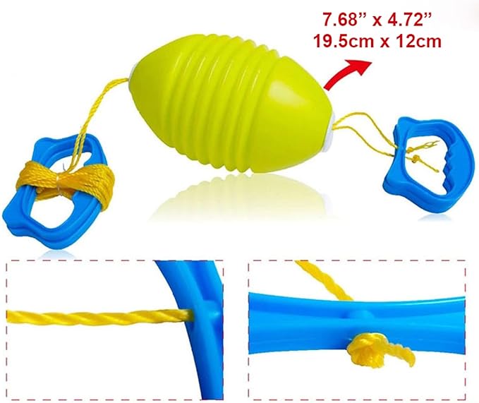BOHS Pull Shuttle Ball Game - Keep Fitness in Fun - for 2 Players Indoor and Outdoor Sports Toys