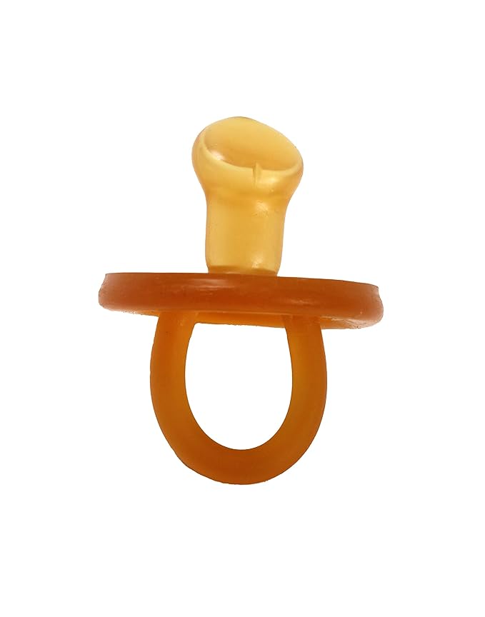 SWEETIE Rubber Orthodontic Pacifier 2 Count 6-12 Months Original Natural Rubber Pacifier