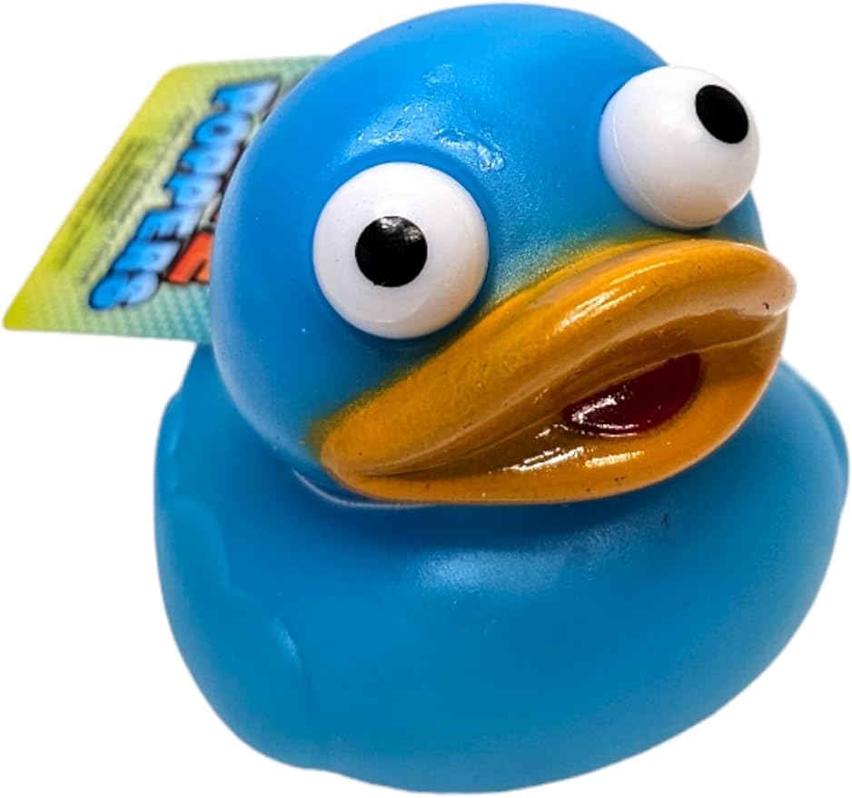 2" Ducky Eye Poppers (25 Pack) Fun Carnival Prize and Party Favor. Bath Tub Toys and Jeep Duck Ducking (25 Pack)