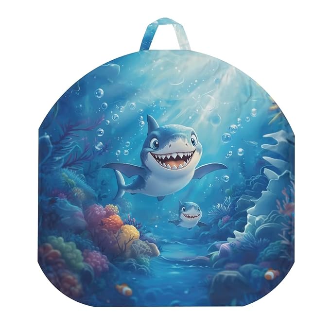 Newborn Lounger Cover, Reusable Newborn Lounger Cover Newborn Lounger Pillow Cover Comfortable Baby Lounger Slipcover Soft Infant Lounger Cover for Baby Boys Girls Shark