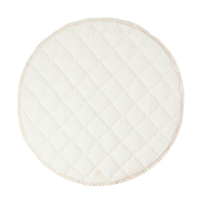 Pehr Baby Play Mat, Forest Fable | Ultra-Soft Quilted 100% Cotton Exterior with Plush Polyester Fiberfill | 40" Diameter