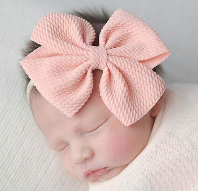 Toptim Baby Girl's Headbands and Bows for Newborn Infant Toddler Photographic Accessories (18 Pack)