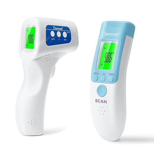 [Value Bundle] Berrcom Forehead Thermometer JXB-178 & Berrcom Forehead Thermometer for Adults and KidsJXB-183