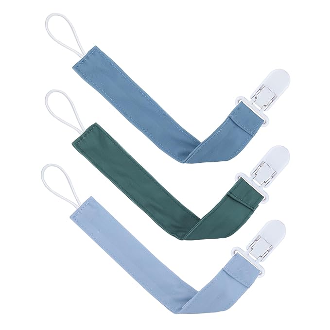 ALVABABY Baby Pacifier Clips Paci Universal Holder Leash Pacifier Clip Binky Holder for Teether Soothie 8 Pack 8DP06A