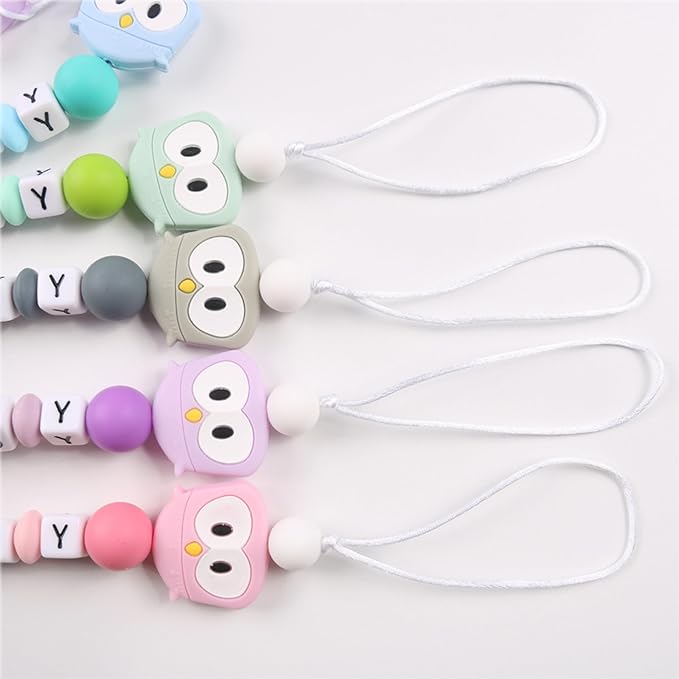 Personalized Pacifier Clip Customized Pacifier Clip with Custom Name Custom Pacifier Clip Holder with Name