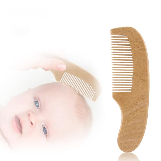 Personalized Baby Hair Brush Set for Newborns,Soft Brush and Comb,Custom Name Wooden Baby Brush,Cradle Cap,for Baby Girl,Baby Boy,Comb and Brush Set,Personalized Baby Gifts