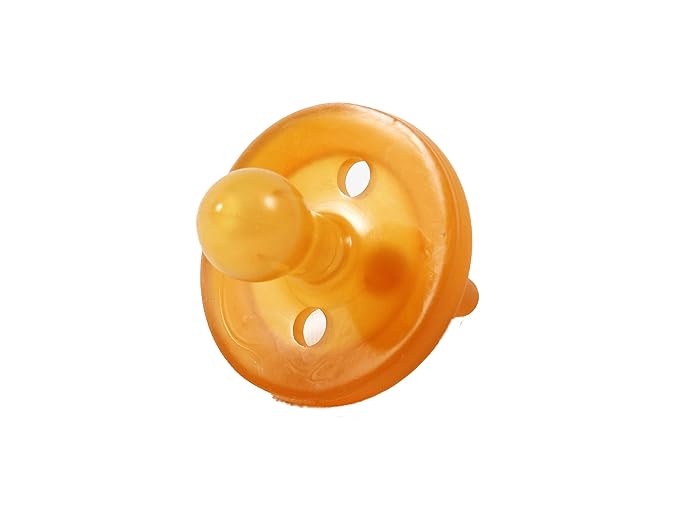 Sweetie Rubber Pacifier Natural Rubber Pacifier Rounded 1 Count Original Natural Rubber Pacifier (12-18 Large)