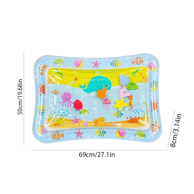 LAFANDE Sensor Water, Pet Cooling Mat, Sensor Water Mat, Water Sensory with Fish for Pet, Water Sensor Mat for Kids, Water Sensory for Cats