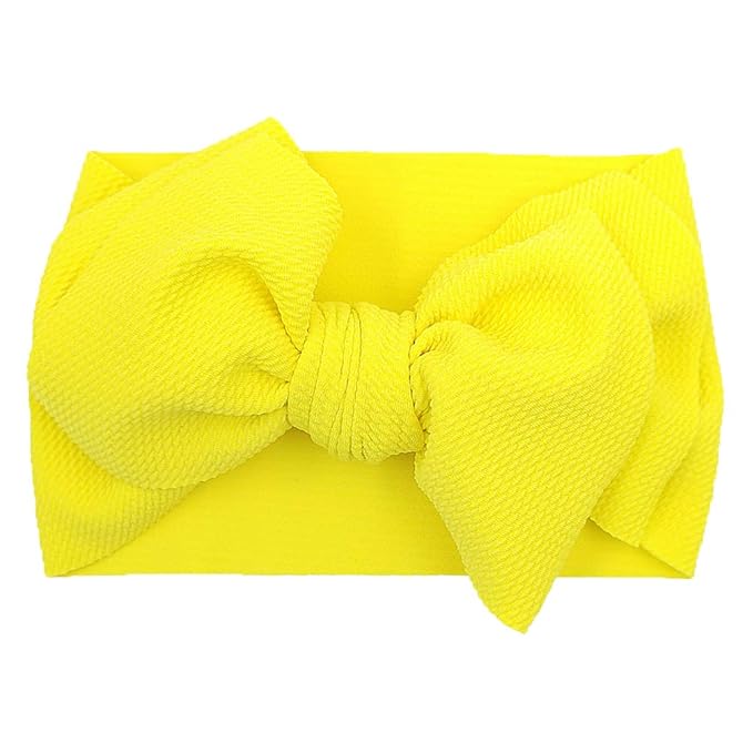 Baby Headbands for Girls Nylon Hair Bows Turban Knotted Headwraps for Newborn Infant Toddlers Kids (PR20)