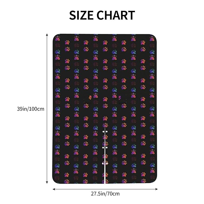Neon Seamless Colorful Dog Paw Baby Car Seat Canopy and Nursing Cover for Breastfeeding Multi-Use Cover Lightweight Infant Stretchy Carrier Carseat Winter Cover for Newborn Girls Boys