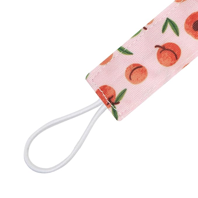 babygoal Fruit Pacifier Clips, 6 Pack Binky Paci Holder Clips Leashes Fits for Most Pacifiers and Binkies