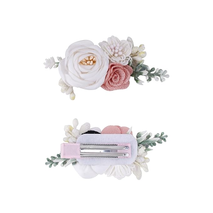 Flower Hair Clip BFNAAgirl Baby Girl Hair Bows Exquisite Hair Accessories Alligator Clips for Infants Toddlers Teen Kids Gift 3pcs/set
