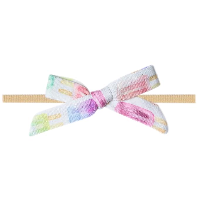Copper Pearl Baby Bows: Stylish Headbands for Baby Girls, Premium Soft and Stretchy Baby Headbands, Perfect for Newborns, Trendy Designs - Summer