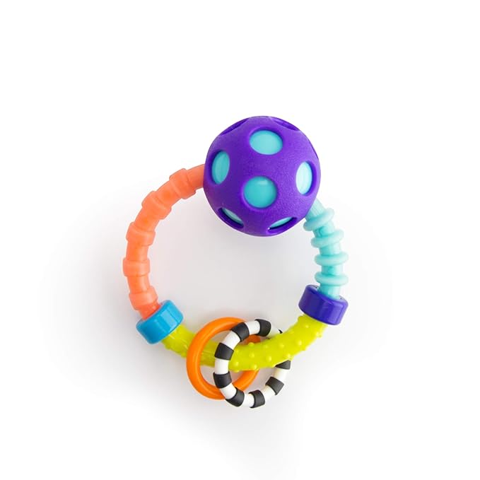 Sassy Infant Gift Set 0+ Months - 5 Piece Set with Different Rattles and Teethers