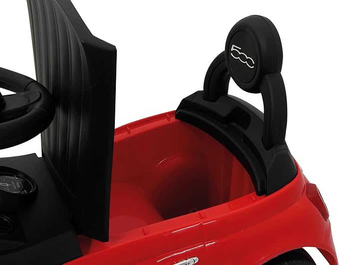 Jamara 460326 Fiat 500 Bobby Push Car, Red
