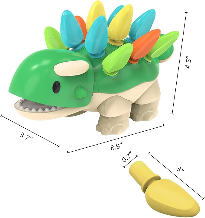 Toddler Montessori Toys Educational Dinosaur Game Learning Activities - Gifts for 6 9 12 18 Month Age 1 2 3 4 One Year Old Boy Girl Kid Birthday - Baby Sensory Fine Motor Skills Developmental Toys