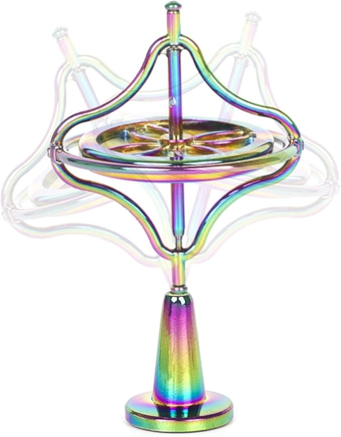 Metal Anti-Gravity Gyroscope Balance Toy (Colorful)