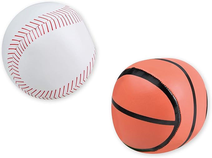 Lena 62164 Soft Sports Balls, Set of 4, 10 cm, Multicoloured
