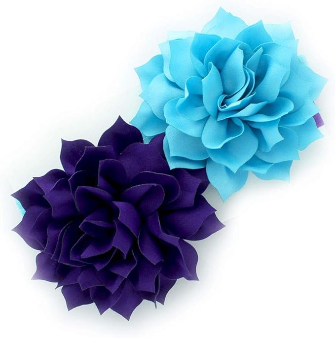My Lello Petal Flower Headbands Baby - Girls - Toddler Stretchy Elastic Pair