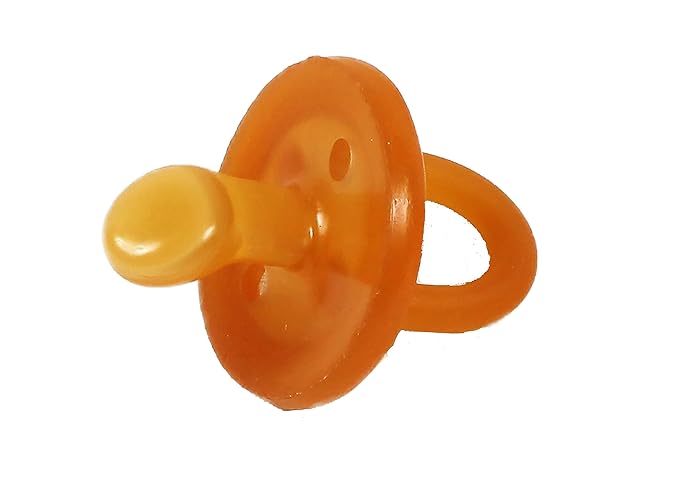 SWEETIE Rubber Pacifier Natural Rubber Pacifier Orthodontic 1 Count Original Natural Rubber Pacifier (6-12 Medium)