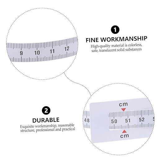 6pcs Tape Measure 25 Head Measuring Tape Infant Head Circumference for Child Pediatrics 56cm White