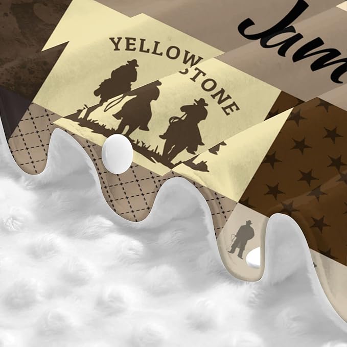 Personalized Baby Car Seat Canopy for Babies with Name, Custom Car Seat Covers for Boys Girls, Infant Opening Minky Nursing Breastfeeding Stroller Cover Carseat Canopies for Newborn (Cowboy)