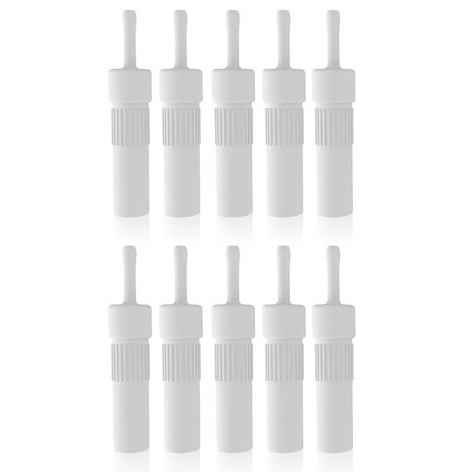 Gas Relief for Infants – 10 Count Soft Silicone Baby Gas and Colic Reliever – Instant Natural Constipation Relief for Newborns – Hollow Gas Passer Tube with Safety Stopper – BPA Free & Latex Free