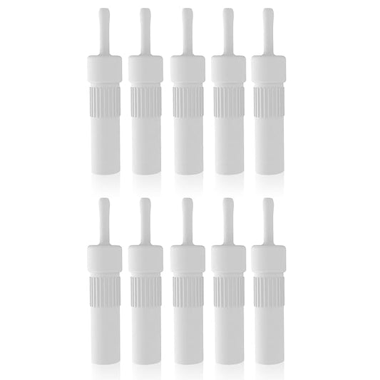 Gas Relief for Infants – 10 Count Soft Silicone Baby Gas and Colic Reliever – Instant Natural Constipation Relief for Newborns – Hollow Gas Passer Tube with Safety Stopper – BPA Free & Latex Free