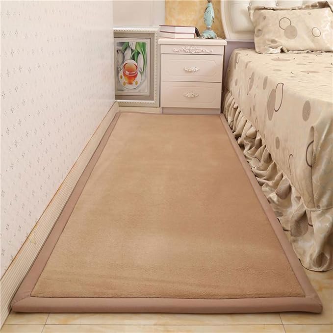 Play Crawling mat for Nursery Baby, Extra Soft Activity Floor Mat for Kids Playroom Bedroom-Beige-80 * 100cm