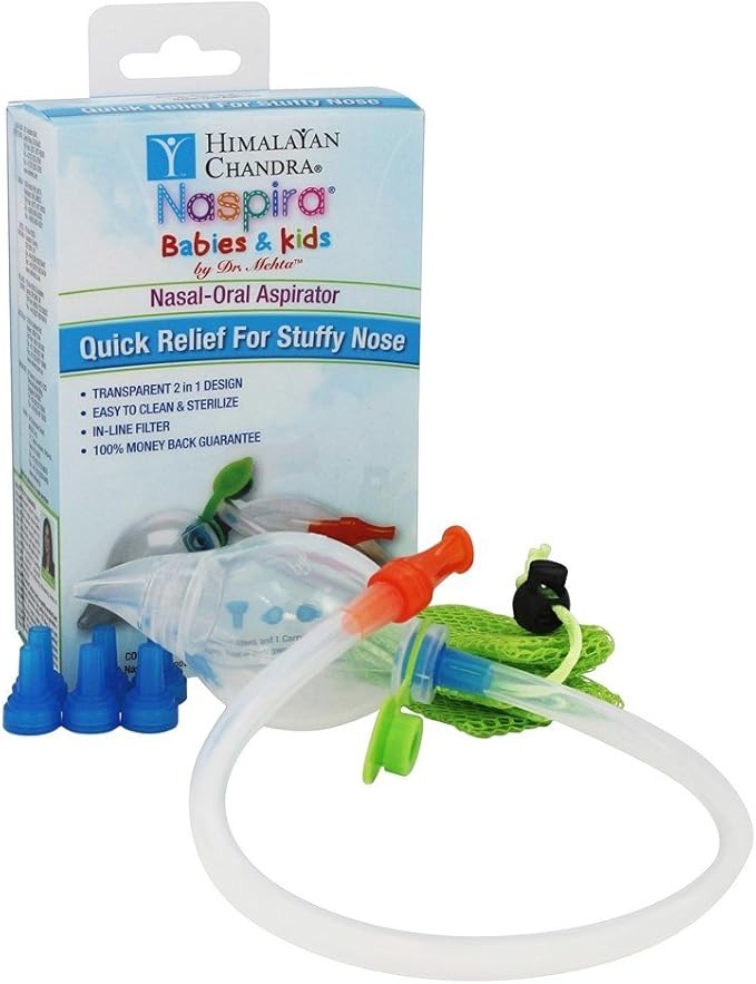 Himalayan Chandra Naspira, Neilmed, Nasal-Oral Aspirator, Babies and Kids, 1 Count
