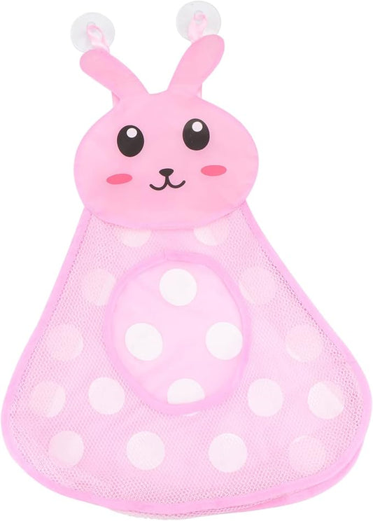 Toyvian 1pc Toy Storage Bag Baby Toys Toddler Toy Baby Bath Bag Baby Storage Bag Toy Bath Toy Organizer Bathroom Organiser Holder Toddlers Toys Rabbit Shaped Bag Tub Child Pvc Bath Net