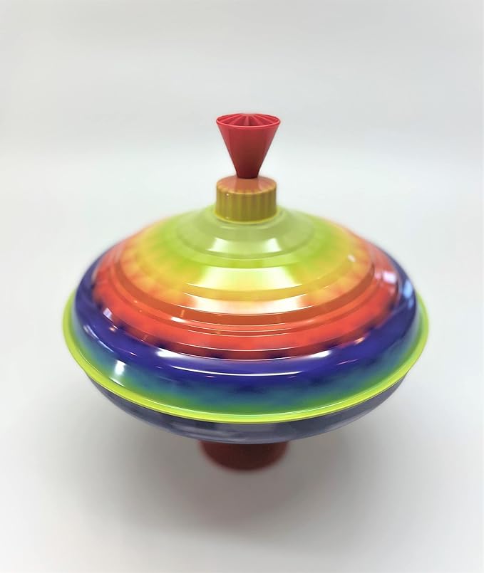Choral Multicolor Music Spin Top Toy toupi for Children from KsmToys Bolz. The Funny Buzzing Choral Hum Gets Louder As The Top Spins Faster Ages 18 m+
