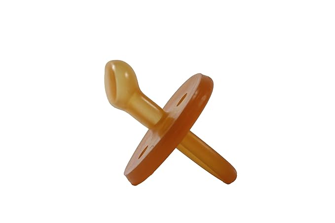 SWEETIE Rubber Pacifier Natural Rubber Pacifier Orthodontic 1 Count Original Natural Rubber Pacifier (0-6 Small)