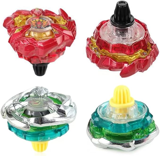 ASVEXKW Battling Set, Spinninning Top Burst Boy Combat Battling Game Set, Spinning & Launchers, Greats Birthday Gift for Boys, 8 & 10 Spinning Tops (10)