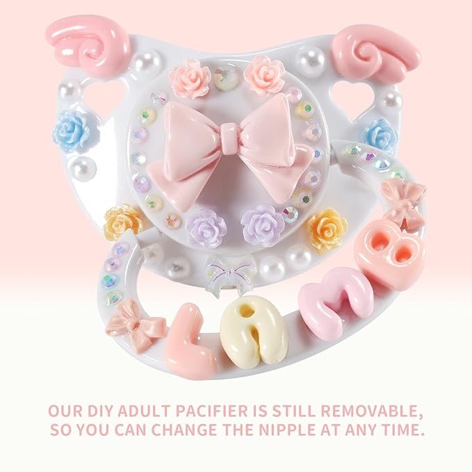 CutiePlusU Adult Sized Pacifier Dummy Big Shield DIY Handmade