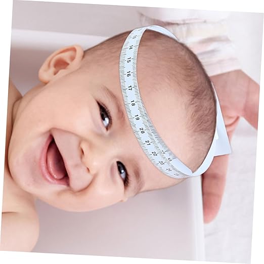 6pcs Tape Measure 25 Head Measuring Tape Infant Head Circumference for Child Pediatrics 56cm White