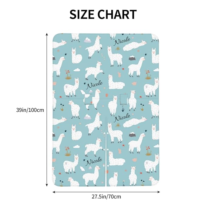Personalized Smile Llama Baby Infant Car Seats Canopy for Babies with Name, Custom Lightweight Covers for Baby Boys Girls, Minky Nursing Breastfeeding Stroller Cover Canopies for Newborn