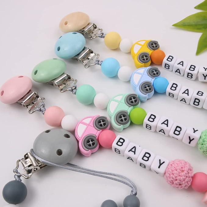 Personalized Pacifier Clip Customized Pacifier Clip with Custom Name Custom Pacifier Clip Holder with Name