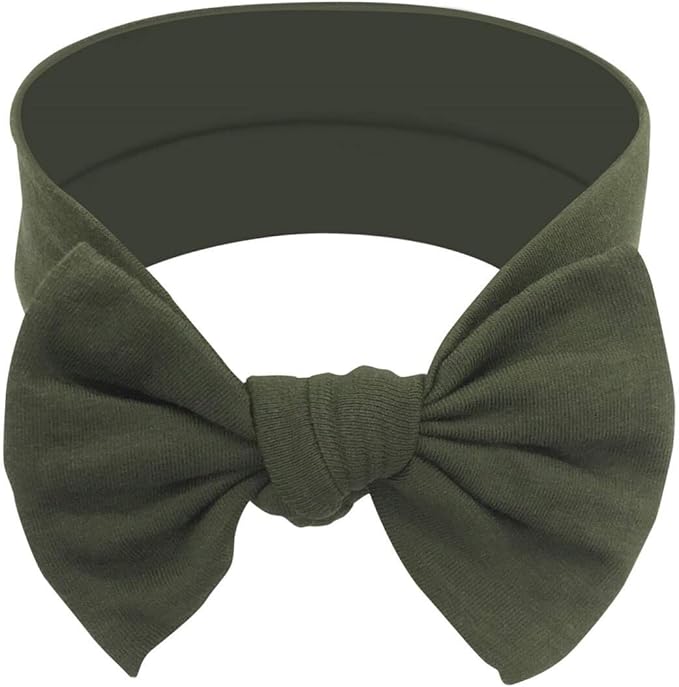 Baby Girl Headbands-Infant,Toddler Cotton Handmade Hairbands with Bows Child Hair Accessories