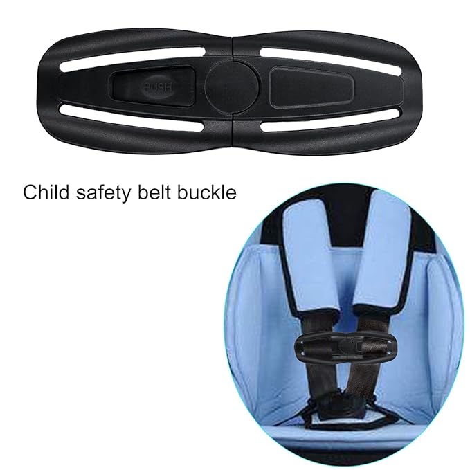 Seat Chest Harness Clip Buckle Universal Replacement Lock Stroller Chest Clip for Baby and Kids Trend, Adjustable Guard