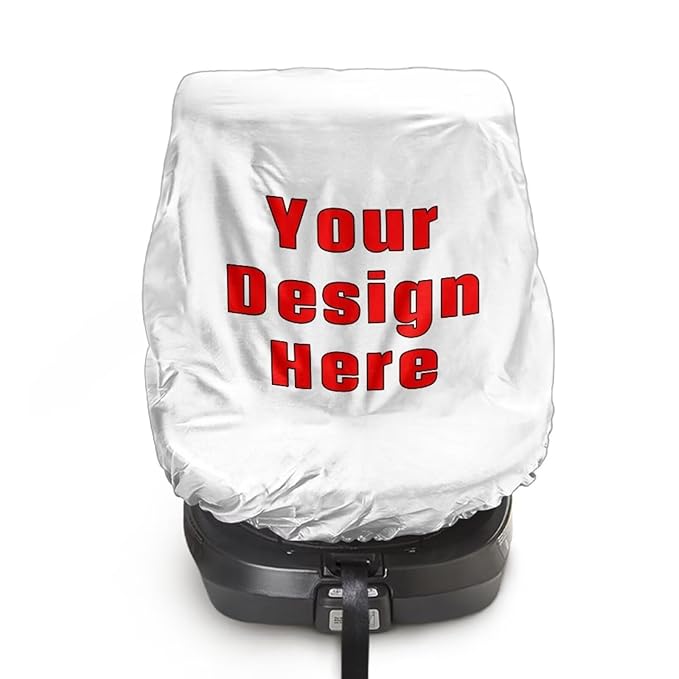 XYZCANDO Customized Design Baby Car Seat Cover for Travel Add Your Design Baby Car Seat Shade Cover Personalized Car Seat Sun Cover for Baby Baby Travel Accessories Gift for Birthday