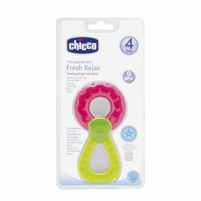 Chicco Fresh Relax Teething Ring -Assorted Colours