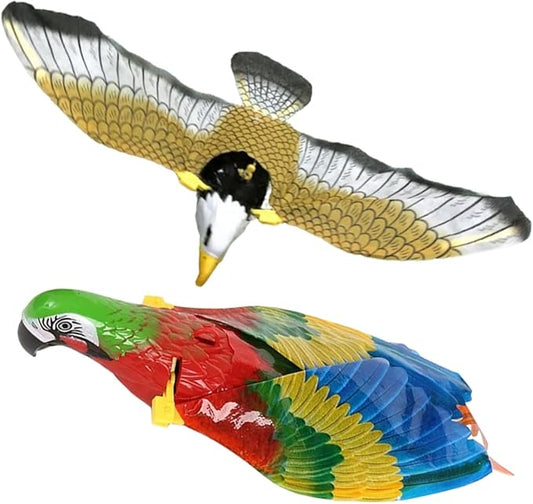 2pcs Electric Bird Toys Music Adorable Interactive Playthings for Boys and Girls Safe Smooth Design for Parent-boy Girl Bonding Activities
