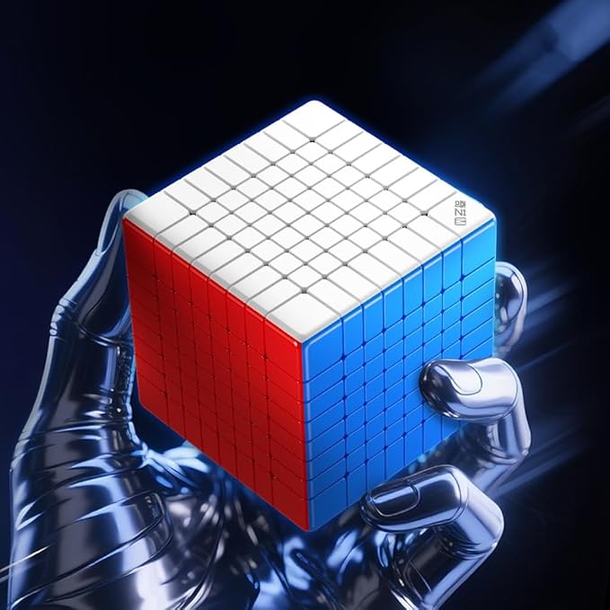 Bukefuno QY Magnetic 8x8 Speed Cube 64MM Magic Stickerless 8M Education Toys Puzzle Cube 2025 QY 8x8x8 Professional Magnetic Cube