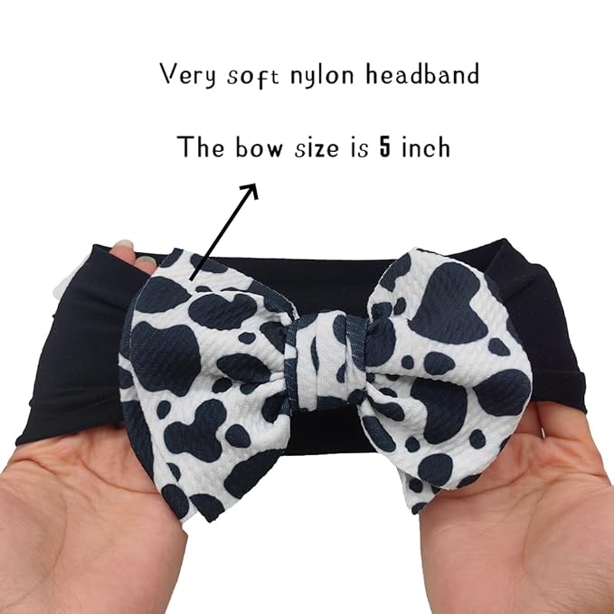 Baby Girl Headbands Nylon Bow Hair Accessories for Newborn Infants Toddlers (Y02, FZ)